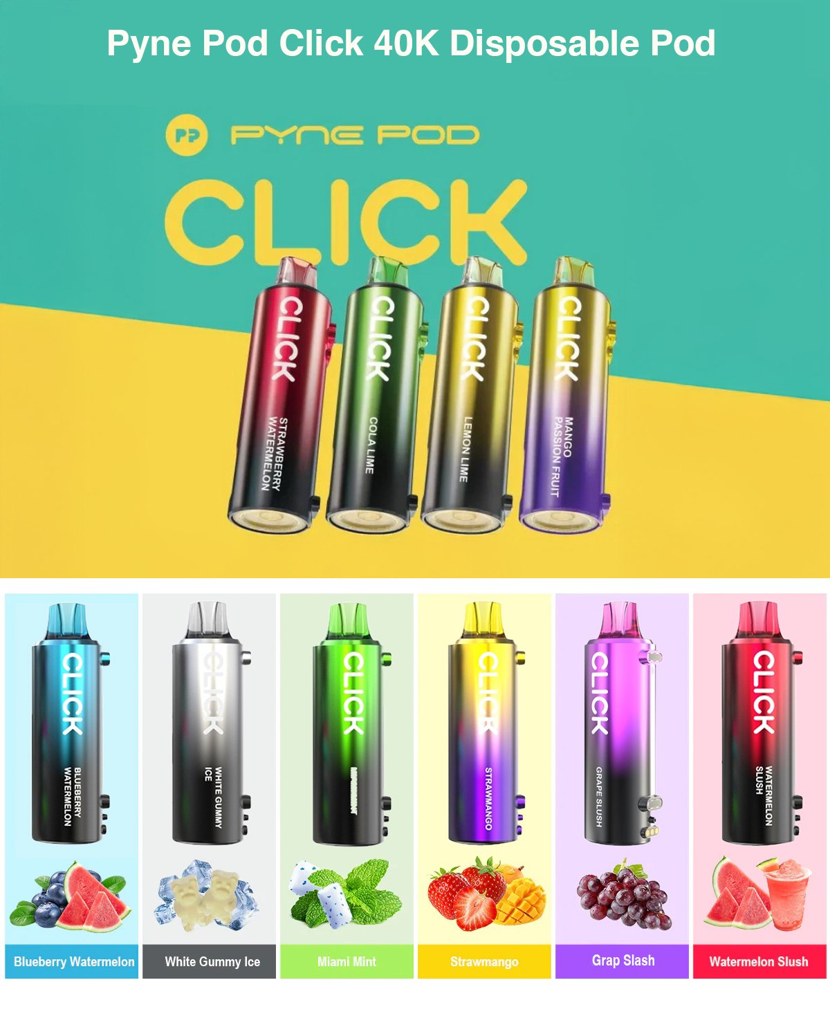 pyne pod click 40k disposable pod hot sale pyne pod click 40k disposable pod hot sale