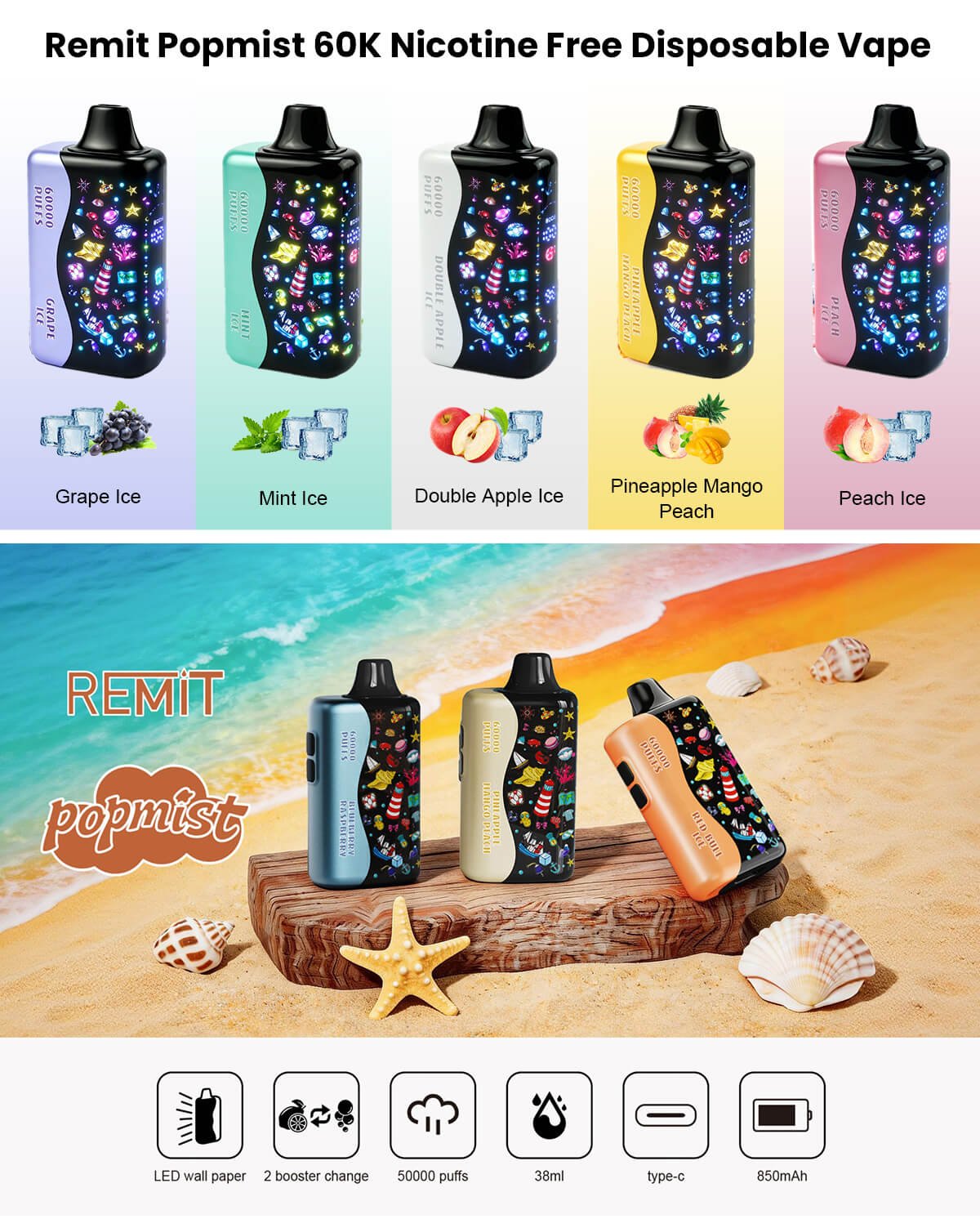 remit popmist 60k nicotine free remit popmist 60k nicotine free
